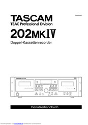 Tascam 202MKIV Benutzerhandbuch