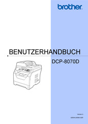 Brother DCP-8070D Benutzerhandbuch