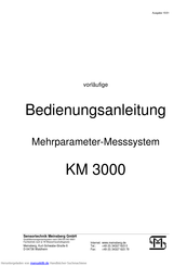 MS KM 3000 Bedienungsanleitung
