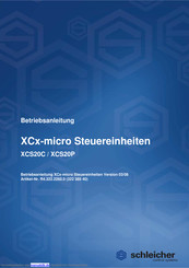 Schleicher XCS20P Betriebsanleitung