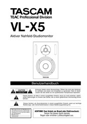 Tascam VL-X5 Benutzerhandbuch