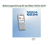 Nokia 6234 Bedienungsanleitung