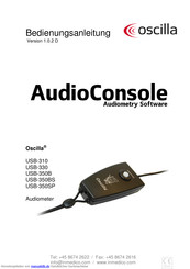 Oscilla USB-350B Bedienungsanleitung