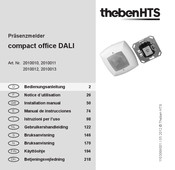 thebenHTS Compact office DALI Bedienungsanleitung