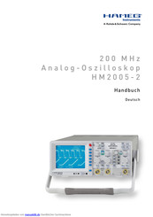 Hameg HM2005-2 Handbuch