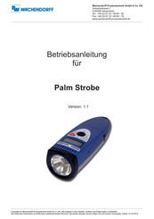 Wachendorff Palm Strobe Betriebsanleitung
