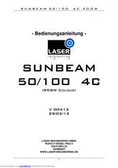 Laser SUNBEAM 100 4C ZOOM Bedienungsanleitung
