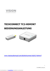 Vision TECHCONNECT TC2-HDMIW7 Bedienungsanleitung