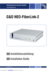 G&D NEO-FiberLink-2 Installationsanleitung