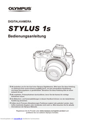 Olympus STYLUS 1s Bedienungsanleitung