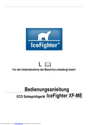 IceFighter XF-1ME Bedienungsanleitung