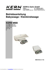 KERN MBB 15K2DM Betriebsanleitung