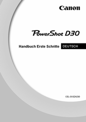 Canon Power Shot D30 Handbuch