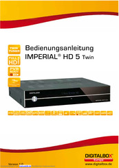 Digital Box IMPERIAL HD 5 Twin Bedienungsanleitung