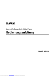 Kawai CP116 Bedienungsanleitung