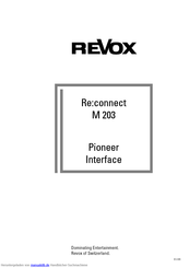 Revox M203 Interface Handbuch
