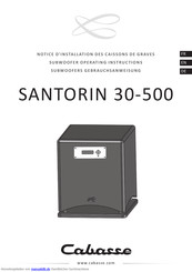 CABASSE SANTORIN 30-500 Gebrauchsanweisung