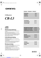 Onkyo CR-L5 Bedienungsanleitung