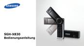 Samsung SGH-X830 Bedienungsanleitung