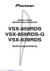Pioneer VSX-859RDS-G Bedienungsanleitung