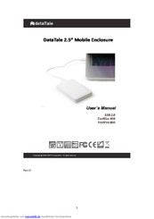 DataTale 2.5 Firewire 800 Handbuch