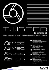 Audio System Twister F2-500 Bedienungsanleitung