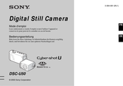 Sony Cyber-shot DSC-U50 Bedienungsanleitung