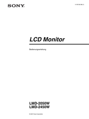 Sony LMD-2050W Bedienungsanleitung