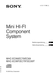 Sony MHC-EC99T Bedienungsanleitung