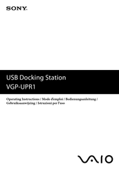 Sony VCP-UPR1 Bedienungsanleitung