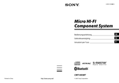 Sony CMT-HX5BT Bedienungsanleitung