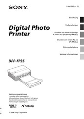 Sony DPP-FP35 Bedienungsanleitung