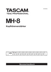 Tascam MH-8 Benutzerhandbuch