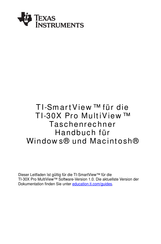 Texas Instruments TI-30X Pro MultiView Handbuch