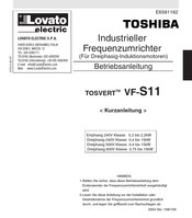 Toshiba tosvert vf-s11 Betriebsanleitung