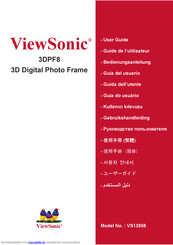 ViewSonic 3DPF8 Bedienungsanleitung