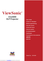ViewSonic CINE5000 Bedienungsanleitung