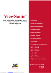 ViewSonic PJL7200 Bedienungsanleitung