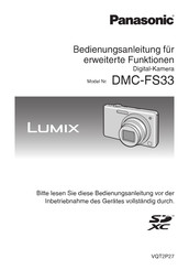 Panasonic Lumix DMC-FS33 Bedienungsanleitung