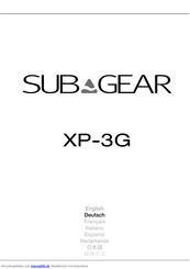 SubGear XP-3G Handbuch