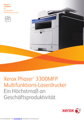 Xerox Phaser 3300mfp Handbuch