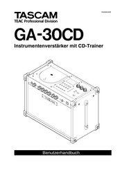 Tascam GA-30CD Benutzerhandbuch