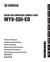 Yamaha MY8-SDI-ED Bedienungsanleitung