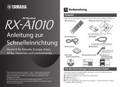 Yamaha RX-A1010 Anleitung
