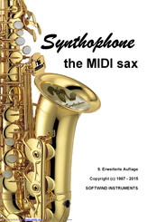 synthophone the MIDI sax Handbuch