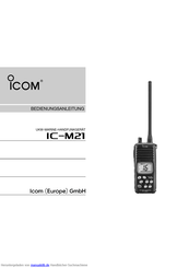 Icom IC-M21 Bedienungsanleitung