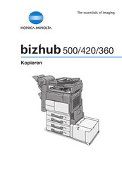 Konica Minolta bizhub 420 Handbuch