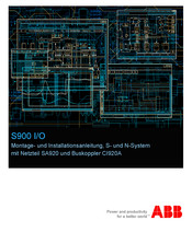 ABB s900 Installationsanleitung