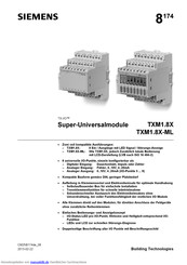 Siemens TXM1.8X-ML Handbuch