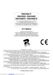 RAVAGLIOLI RAV4502 E Originalbetriebsanleitung